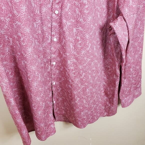 A-Frame Printed Button Down Shirt Size XXXL - Picture 4 of 10